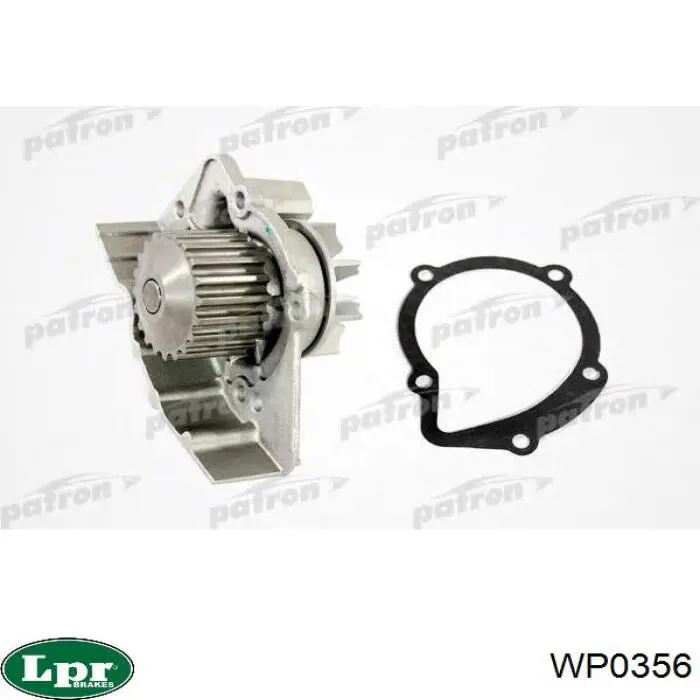 WP0356 LPR Насос охолодження