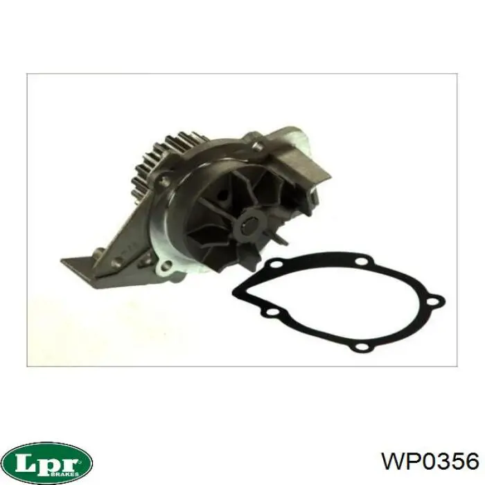 Помпа охолодження LPR WP0356 ціна, від 21.89 USD