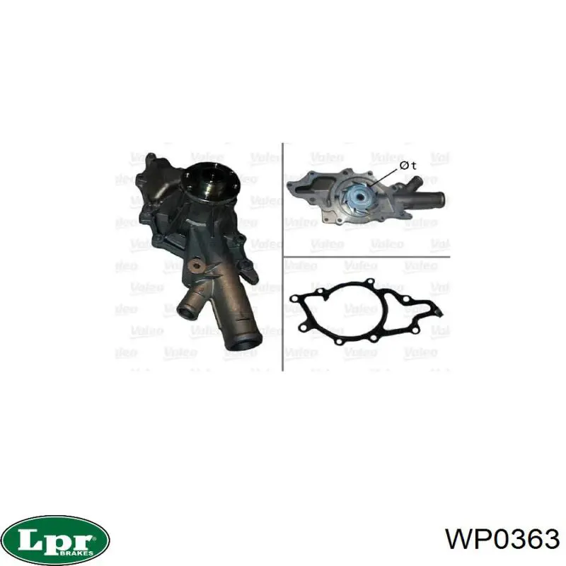 Помпа WP0363 LPR