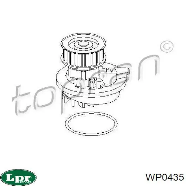 Купити WP0435 LPR Насос охолоджуючої рідини