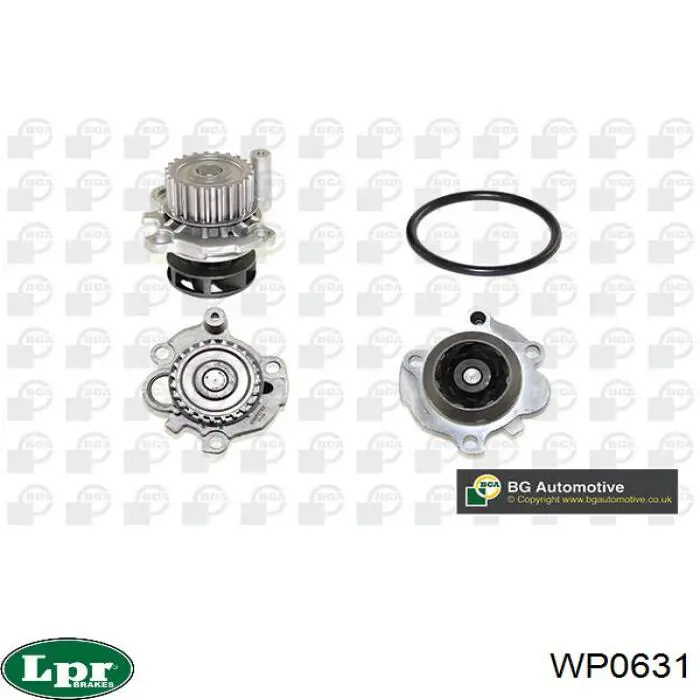 Помпа охолодження LPR WP0631 ціна, від 21.42 USD