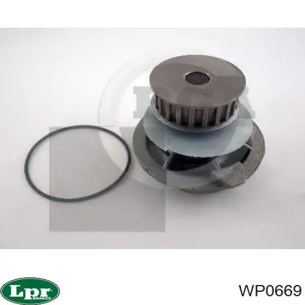 Помпа охолодження LPR WP0669 ціна, від 21.47 USD