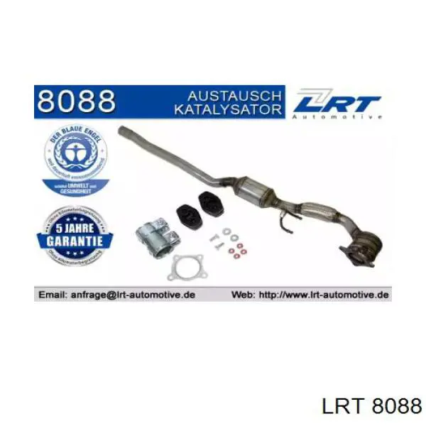 Купити 8J0254501AX VAG Глушник, передня частина