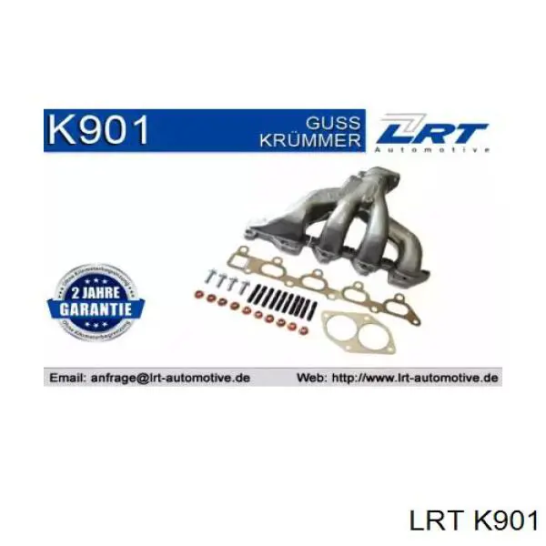 Система випуску газів двигуна K901 LRT