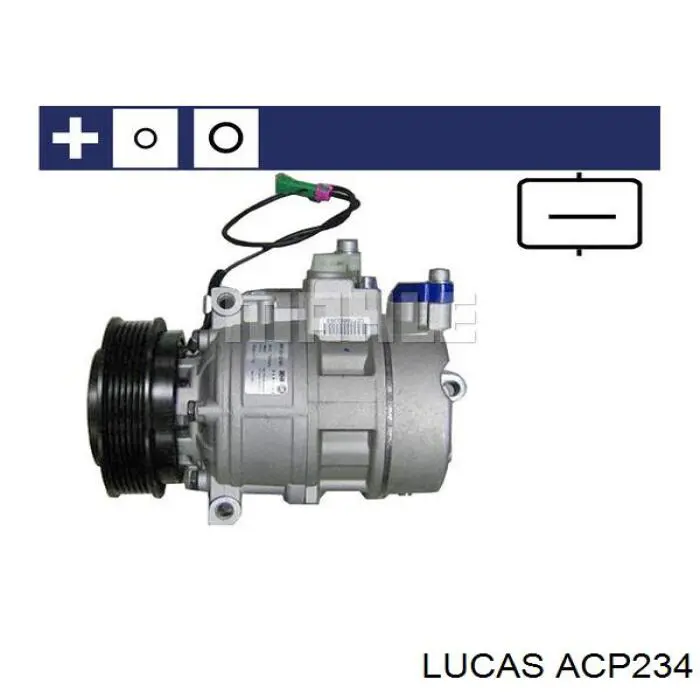 ACP234 Lucas компресор кондиціонера