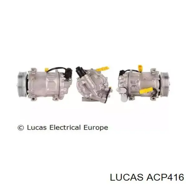 Компресор системи кондиціювання Lucas ACP416 ціна, від 182.36 USD