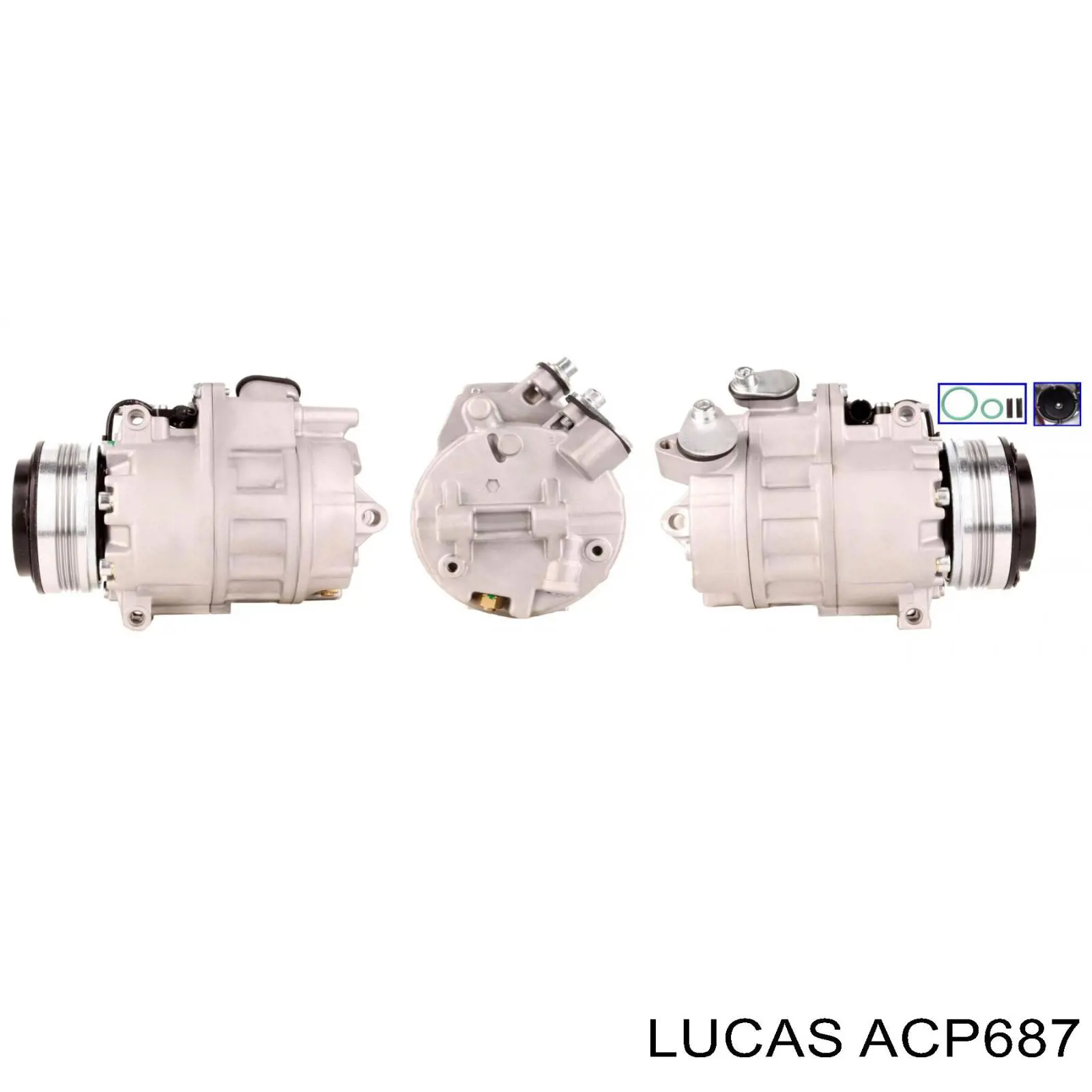ACP687 Lucas компресор кондиціонера