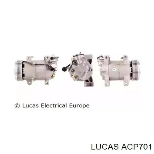 Компресор системи кондиціювання Lucas ACP701 ціна, від 363.93 USD