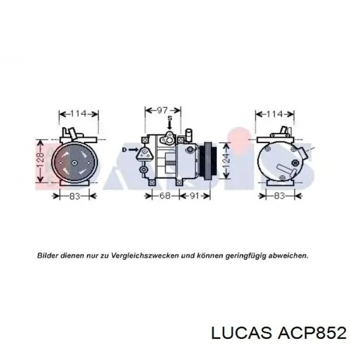 977011E000 Chrysler Компресор холодоагенту