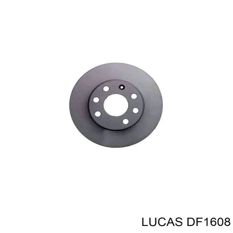 DF1608 Lucas диск гальмівний передній