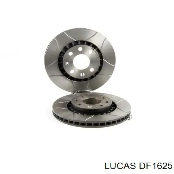 DF1625 Lucas диск гальмівний передній