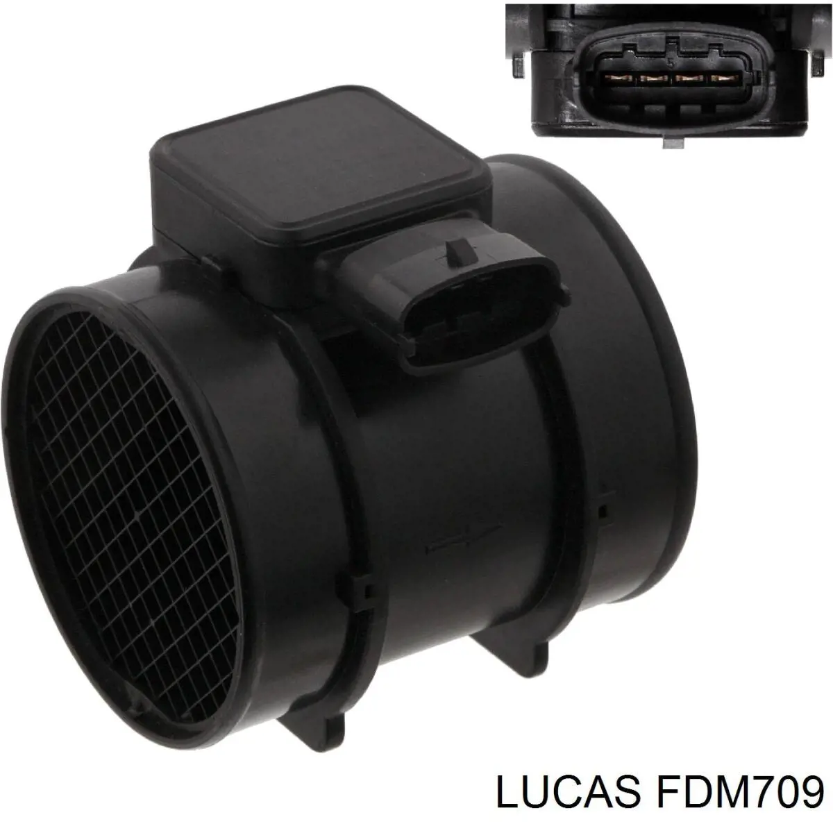 FDM709 Lucas датчик потоку (витрати повітря, витратомір MAF - (Mass Airflow))