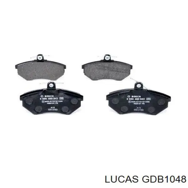 GDB1048 Lucas колодки гальмівні передні, дискові