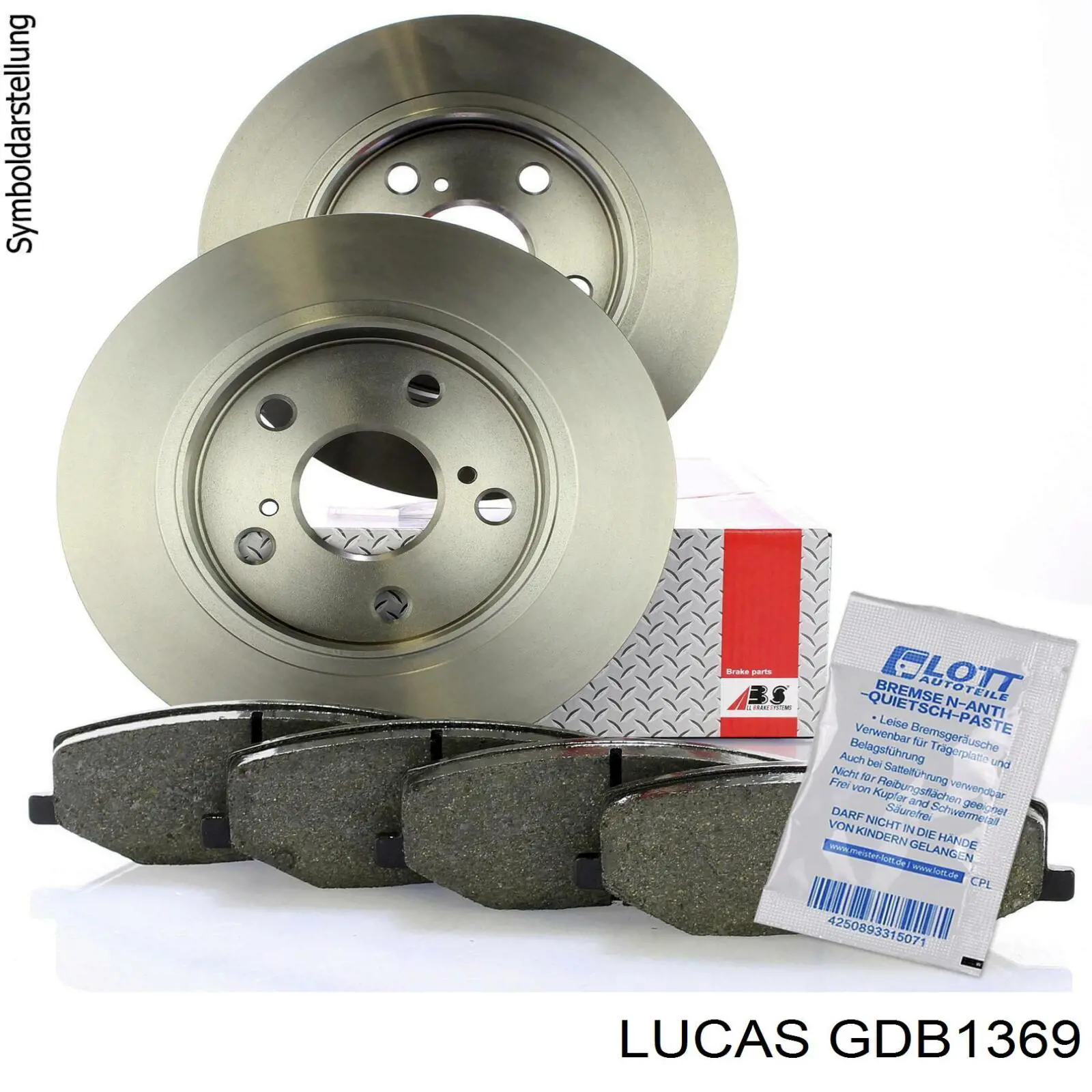 Задні гальмівні колодки Lucas GDB1369 ціна, від 22.48 USD