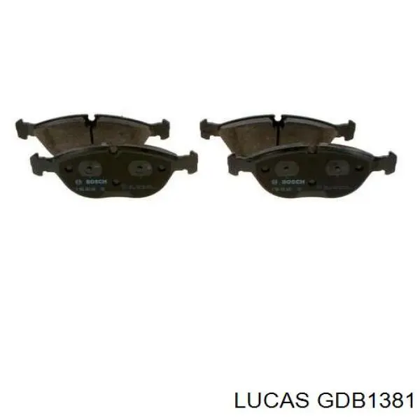 Купити GDB1381 Lucas Колодки гальмівні передні, дискові