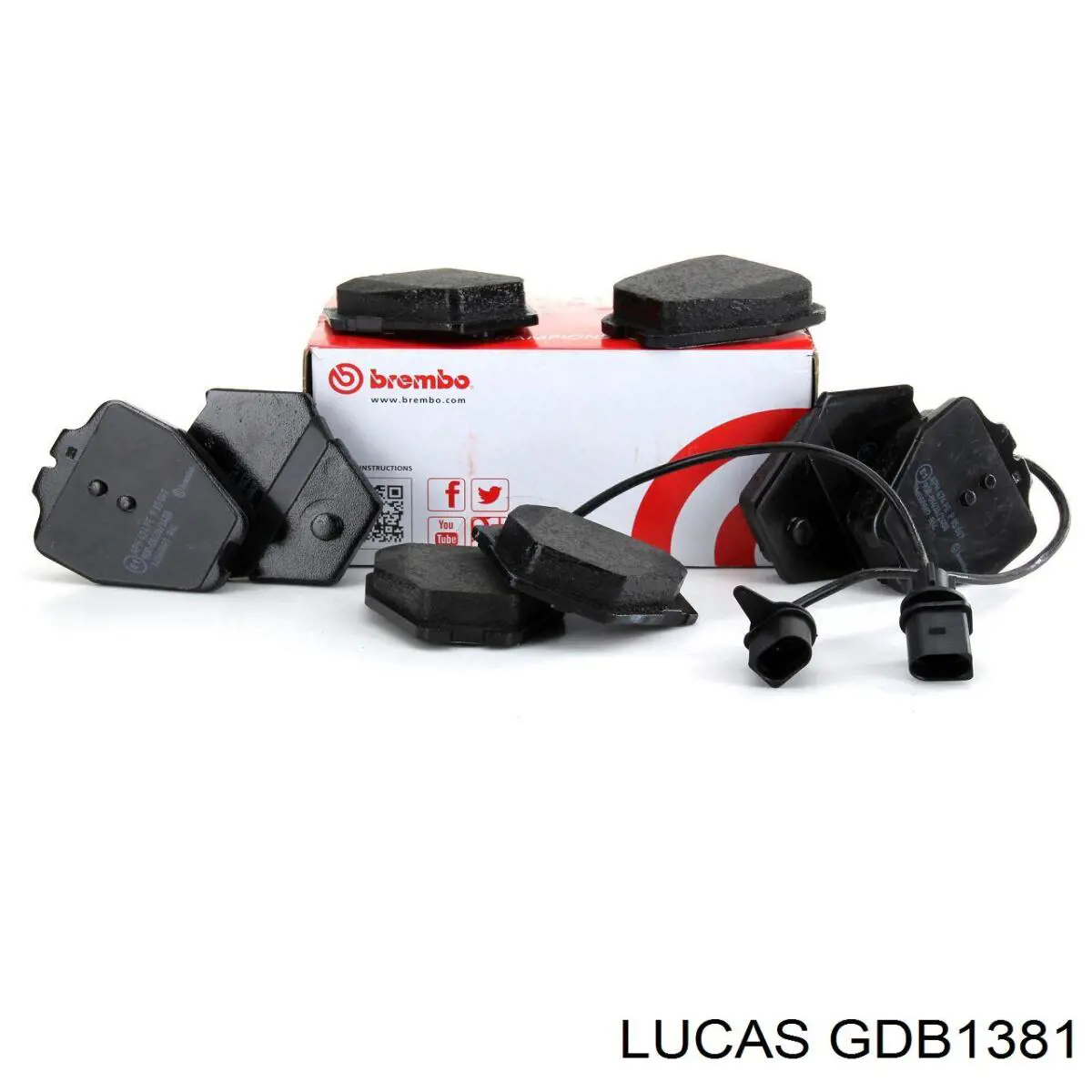 Гальмівні колодки Lucas GDB1381 ціна, від 29.45 USD