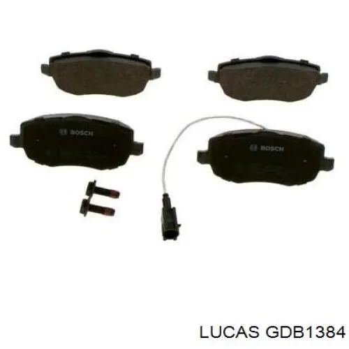 Купити GDB1384 Lucas Задні колодки