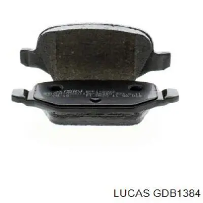 GDB1384 Lucas Колодки гальмівні задні, дискові