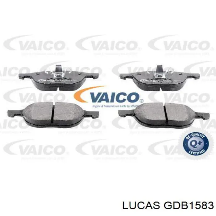 Купити GDB1583 Lucas Колодки гальмівні передні, дискові