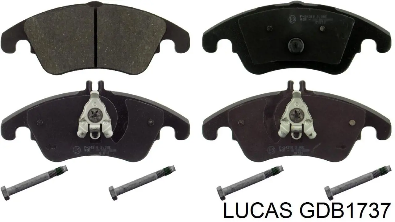 Гальмівні колодки Lucas GDB1737 ціна, від 55.73 USD