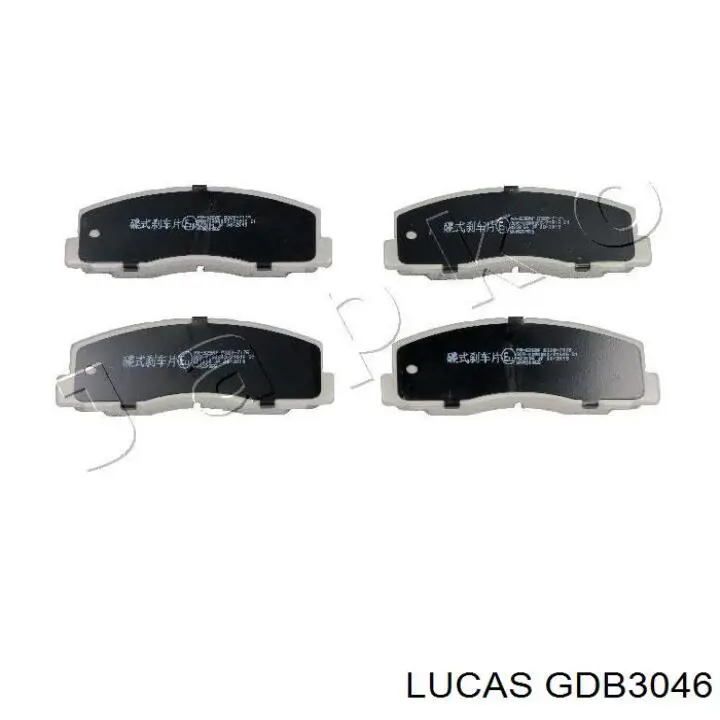 GDB3046 Lucas колодки гальмівні передні, дискові