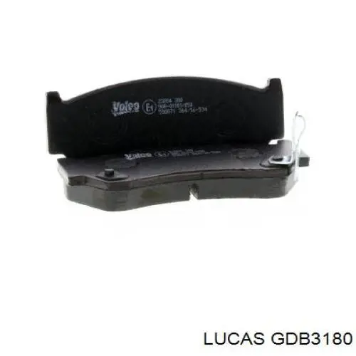 Гальмівні колодки Lucas GDB3180 ціна, від 20.34 USD