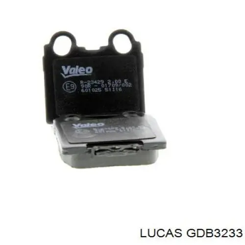 GDB3233 Lucas колодки гальмові задні, дискові