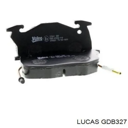 Гальмівні колодки Lucas GDB327 ціна, від 14.37 USD