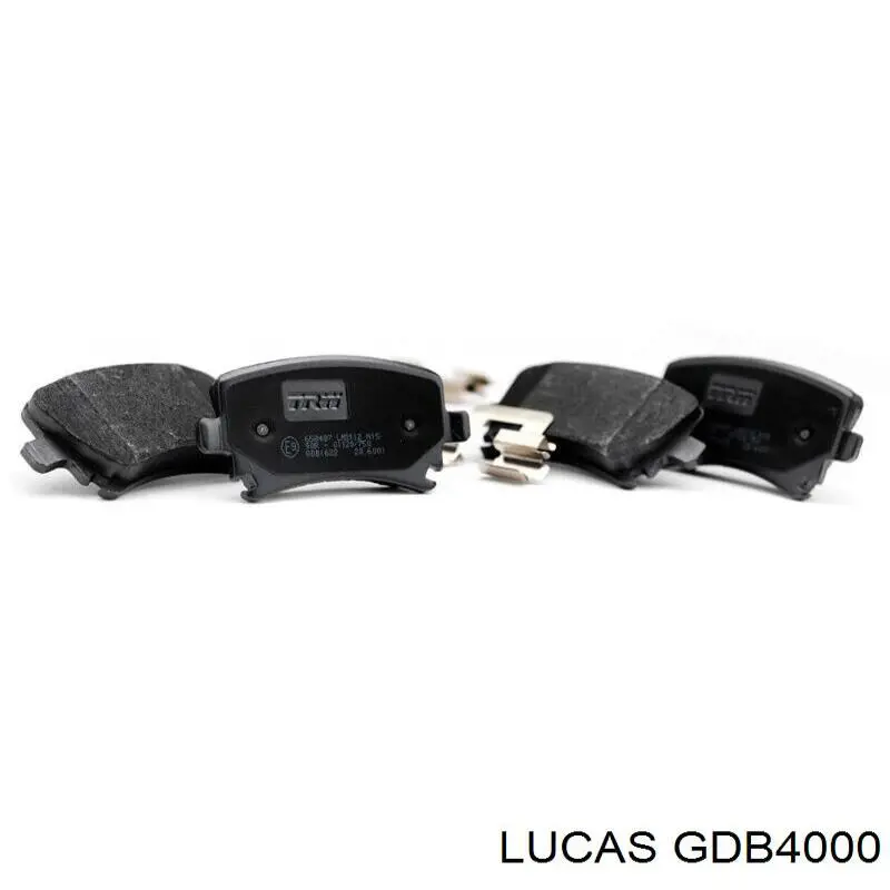 GDB4000 Lucas колодки гальмівні передні, дискові