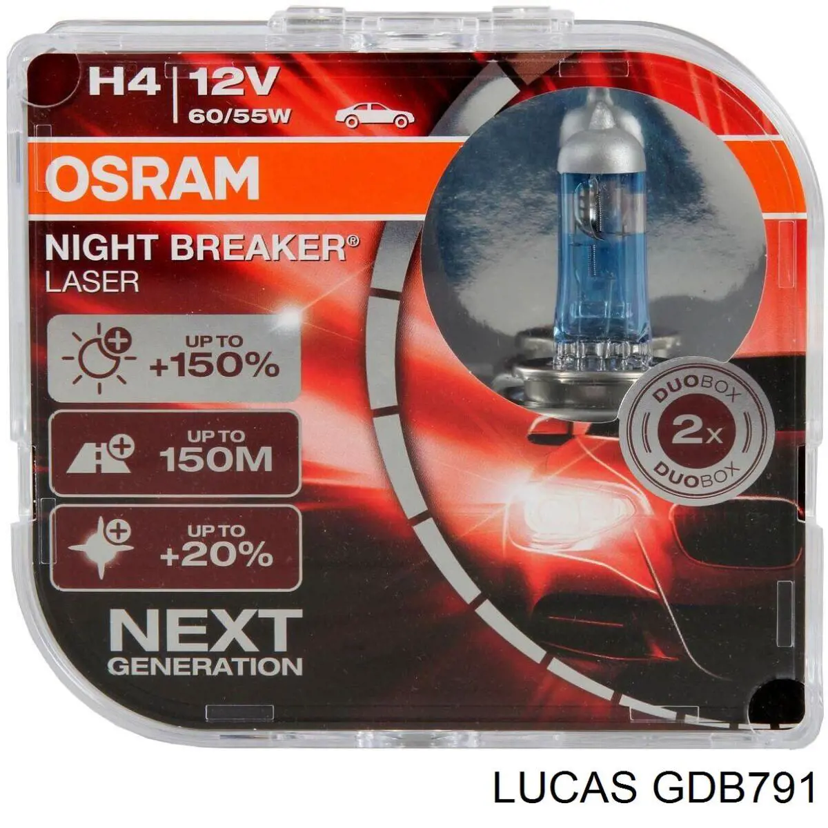 GDB791 Lucas колодки гальмівні передні, дискові