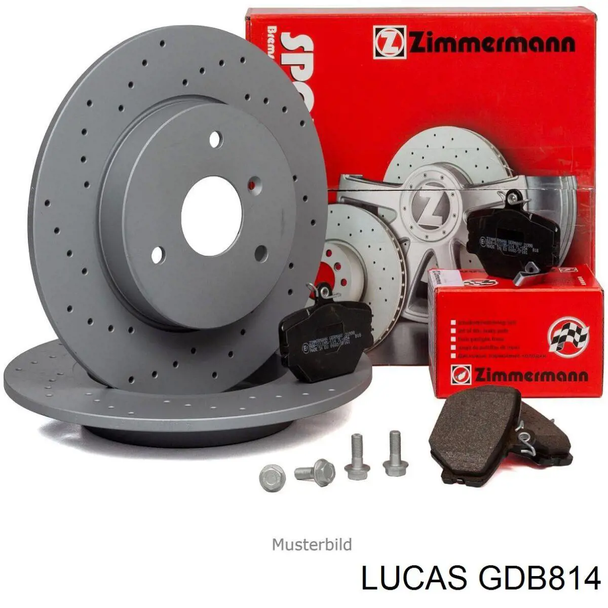 Купити GDB814 Lucas Задні колодки