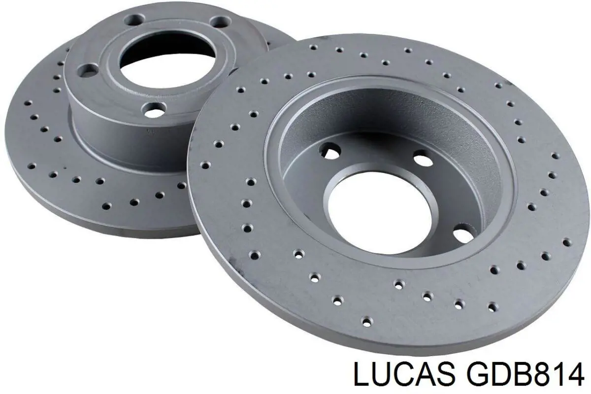 Задні гальмівні колодки GDB814 Lucas