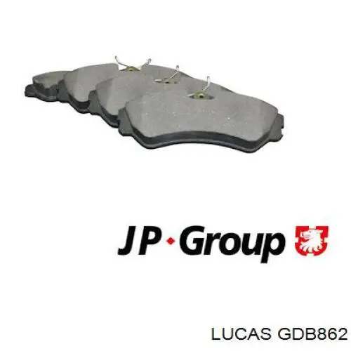 Гальмівні колодки Lucas GDB862 ціна, від 18.09 USD