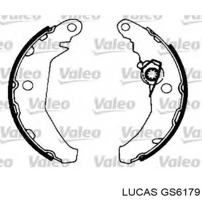 Колодки гальмові задні, барабанні GS6179 Lucas