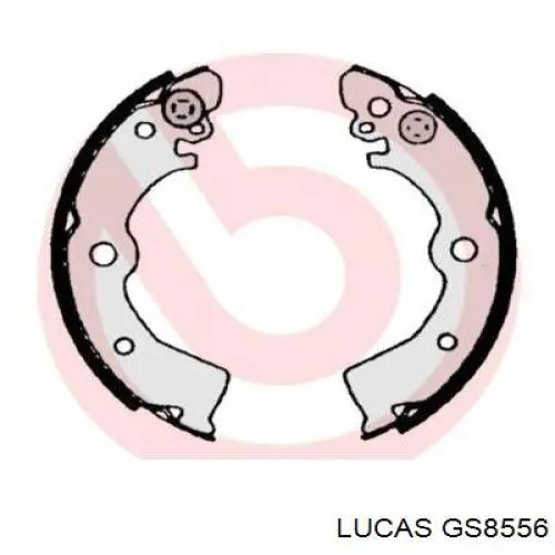 GS8556 Lucas Колодки гальмівні задні, барабанні