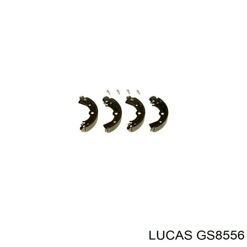 Колодки гальмові задні, барабанні Lucas GS8556 ціна, від 14.41 USD
