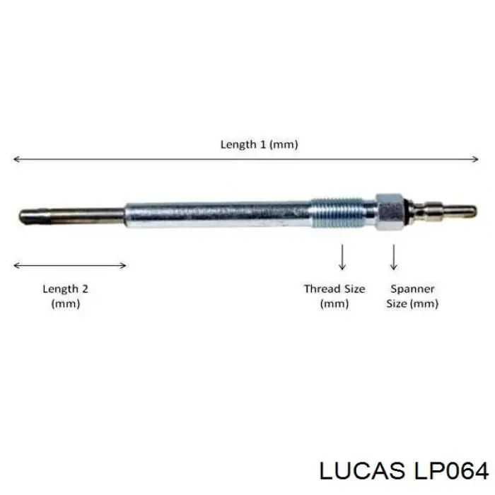Свічка підігріву охолоджуючої рідини LP064 LUCAS