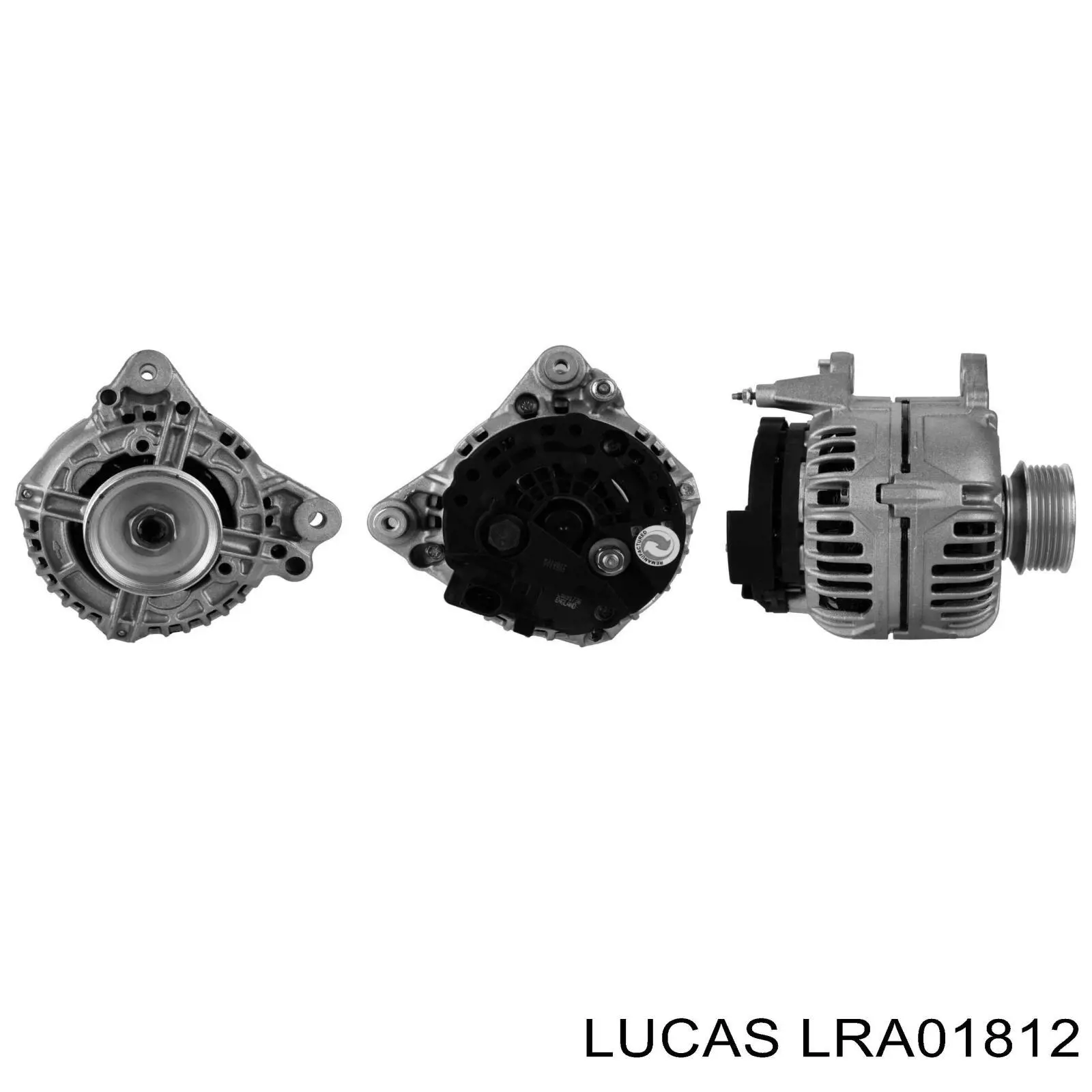 Генератор автомобільний Lucas LRA01812