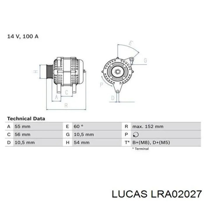 LRA02027 Lucas генератор