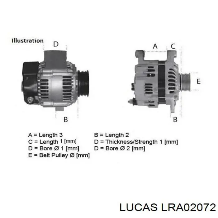 Генератор LRA02072 Lucas