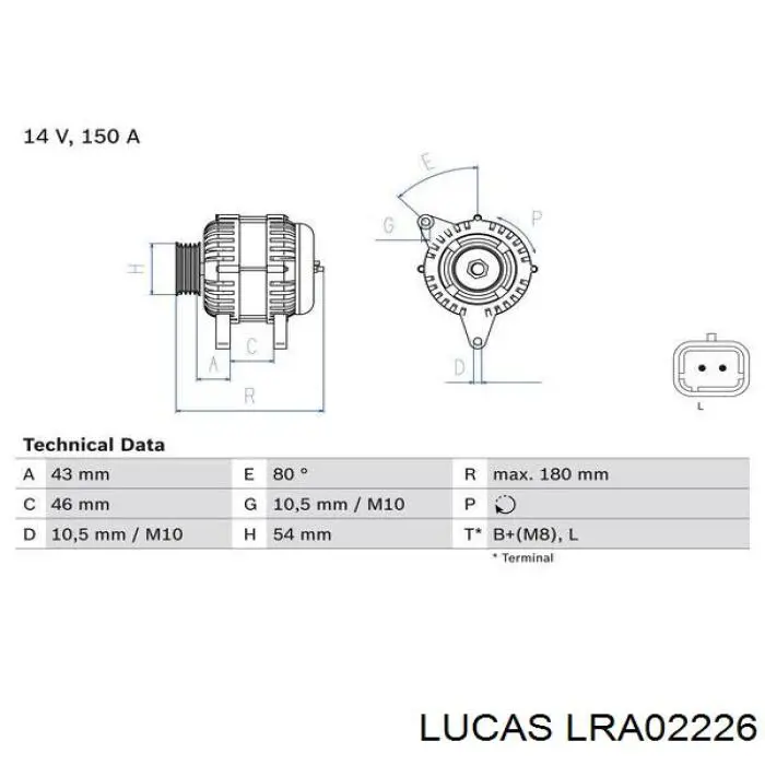 LRA02226 Lucas генератор