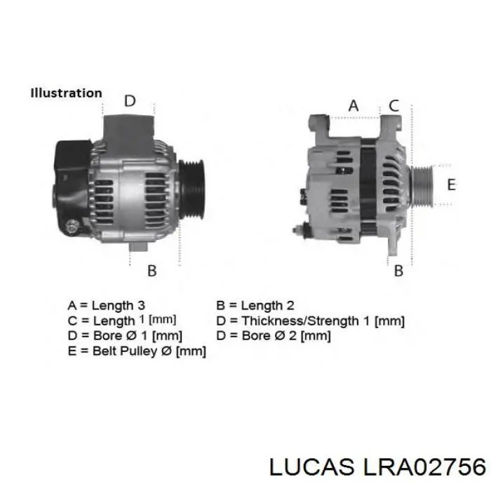 Генератор LRA02756 Lucas