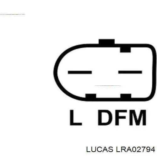 Генератор автомобільний Lucas LRA02794