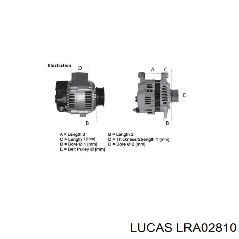 Генератор LRA02810 Lucas