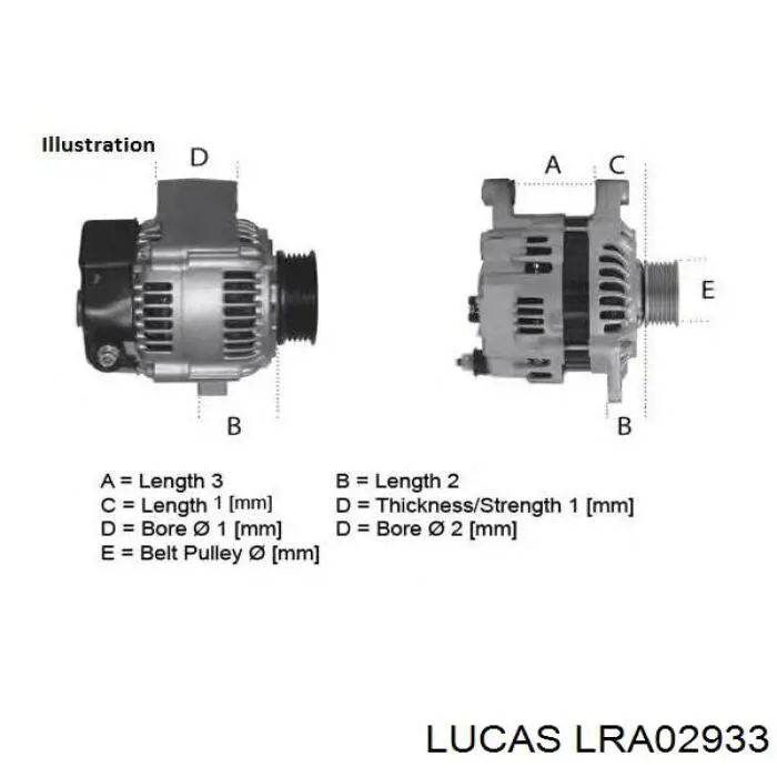 Генератор LRA02933 Lucas