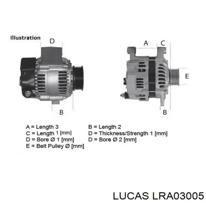 Генератор Lucas LRA03005 ціна, від 190.04 USD