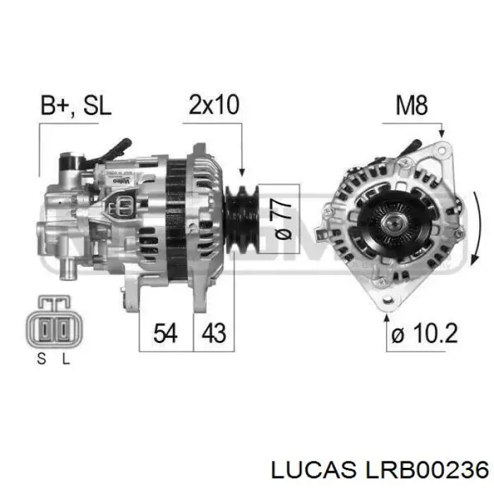 Генератор LRB00236 Lucas