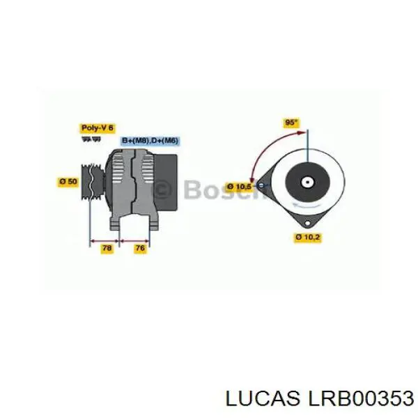 Купити LRB00353 Lucas Генератор