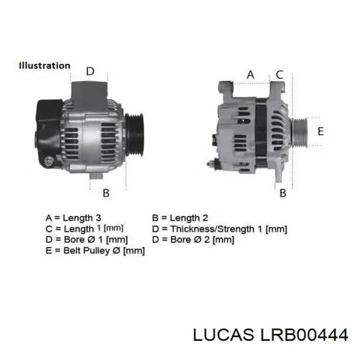 Генератор LRB00444 Lucas