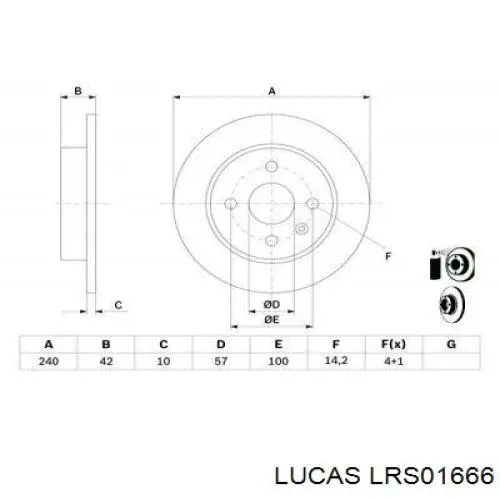 Купити LRS01666 Lucas Стартер